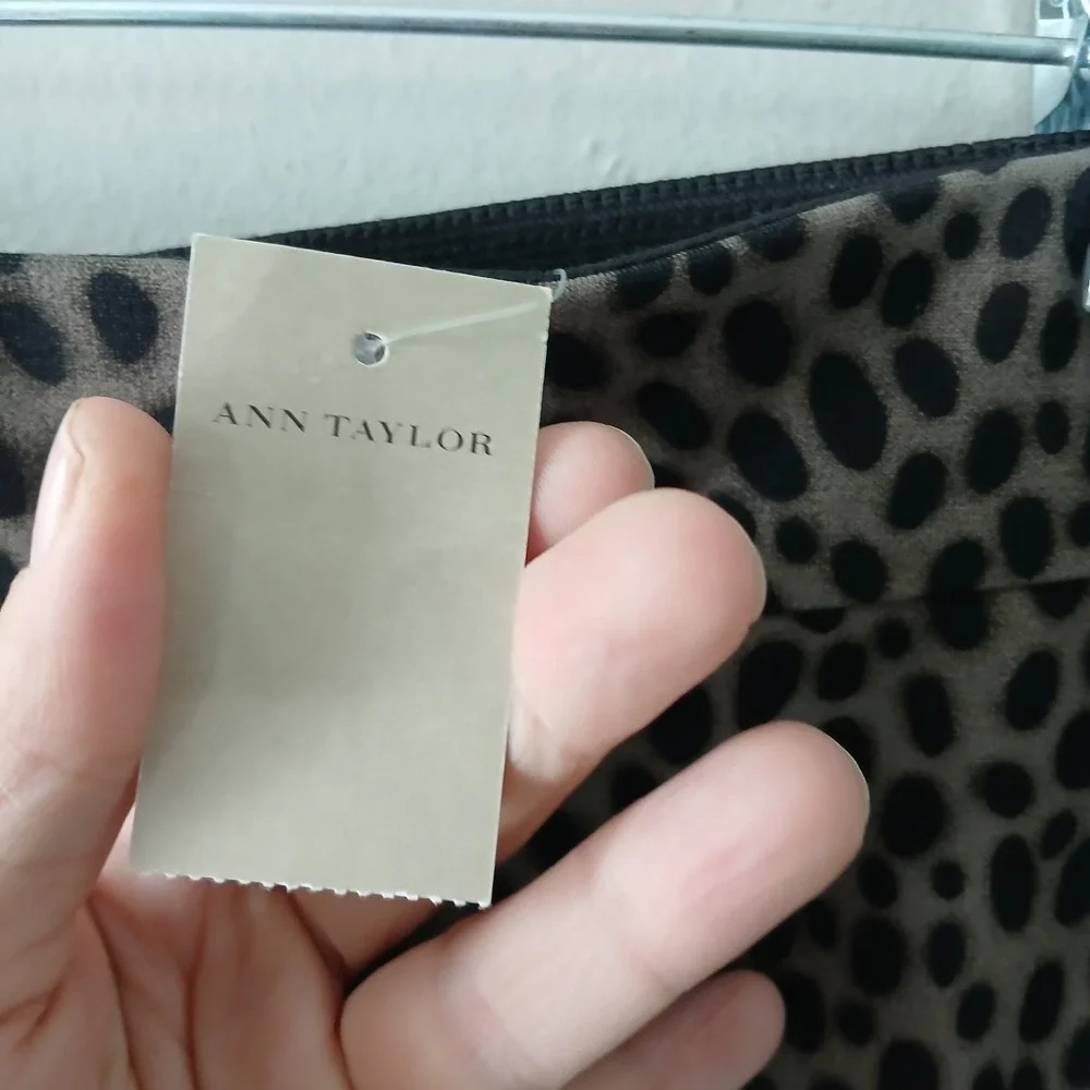 Ann‎ Taylor Women's Size 6 Cheetah Print Pencil Skirt Mini Elastic NWT $49.99!!!
